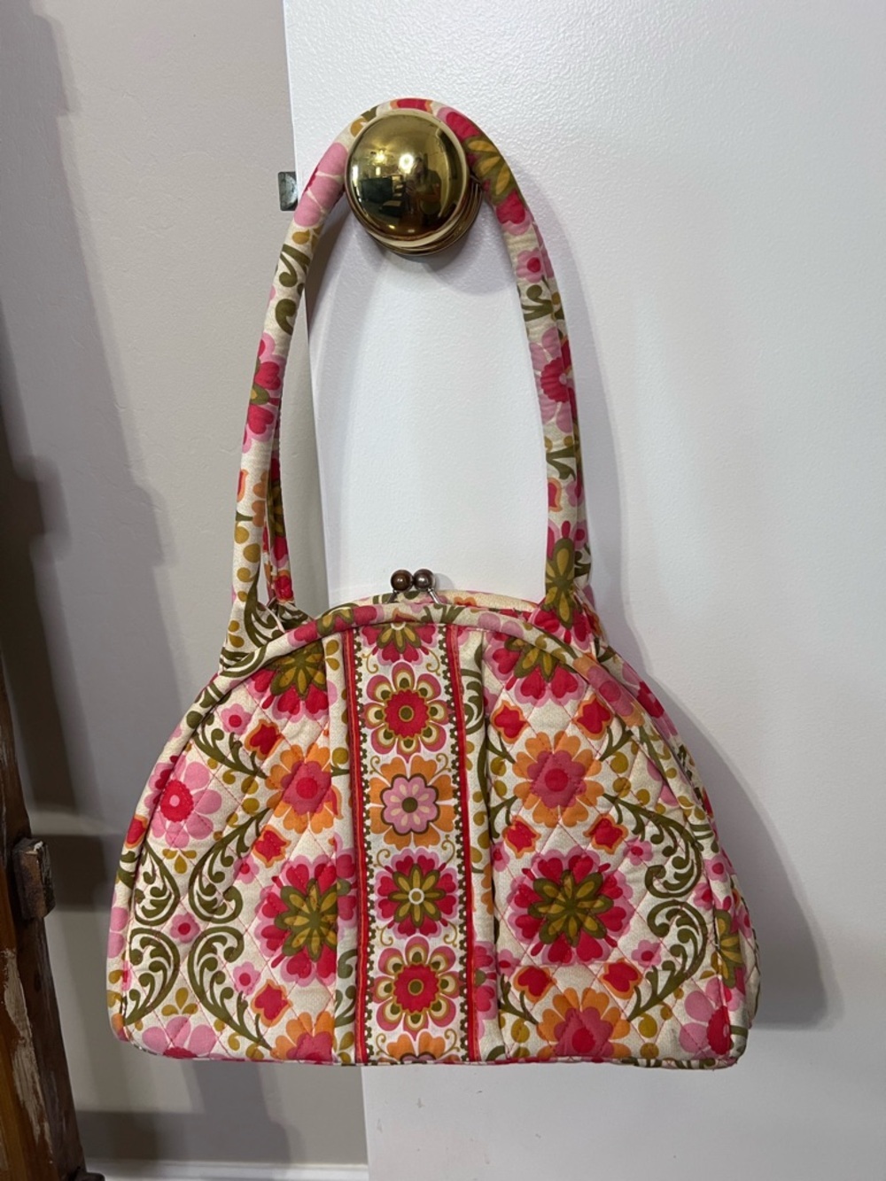 Vera Bradley Eloise Shoulder Bag Folkloric Pattern